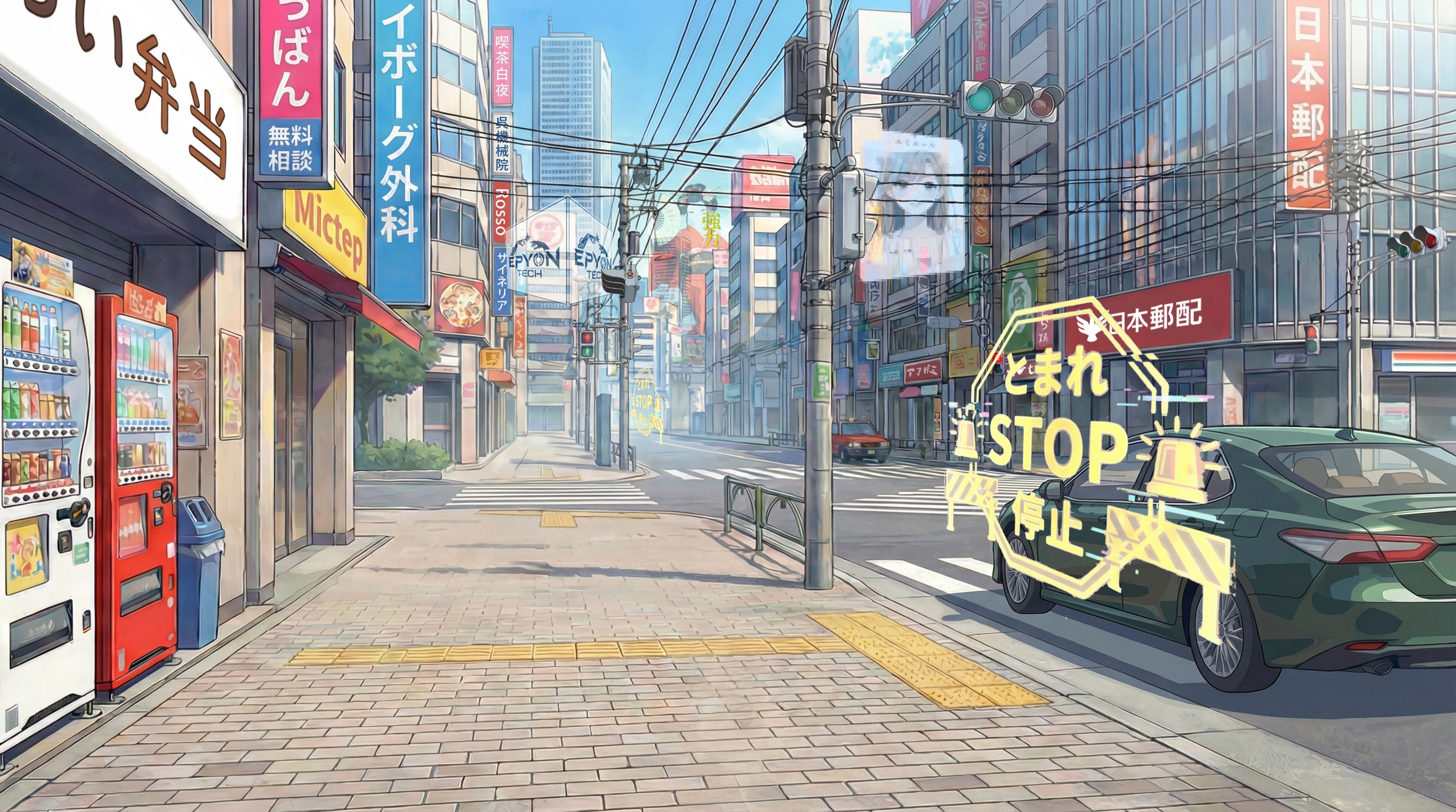 近未来の都市風景